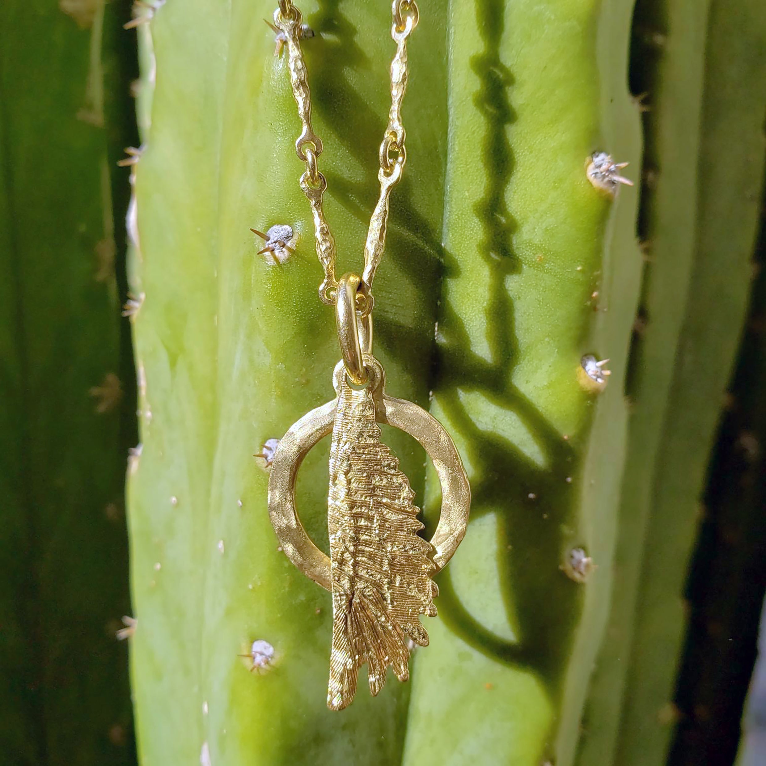Gold Oglala Layered Pendant Necklace
