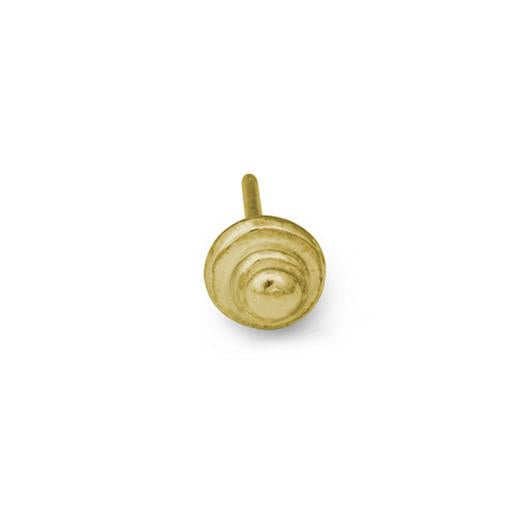 Gold Center Stud Earring-Brevard