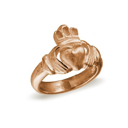 Rose Gold Twist Claddagh Ring – Claddagh Design