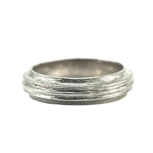 Hudson Band • Antiqued Silver