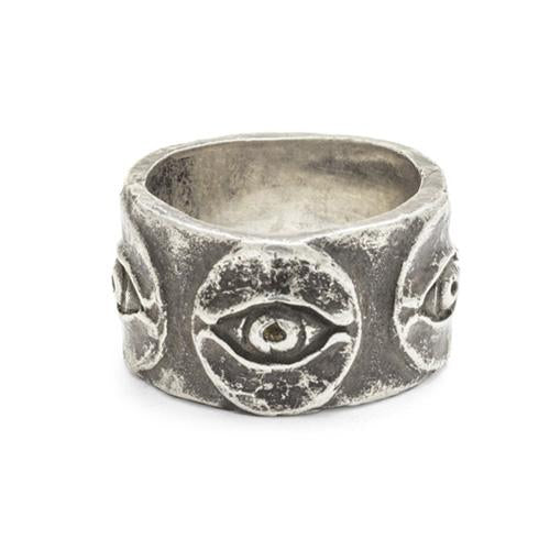 Horus Wide Band • Antiqued Silver-Brevard