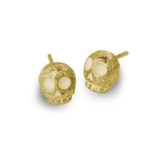 Gold Medium Rodger Stud Earring-Brevard