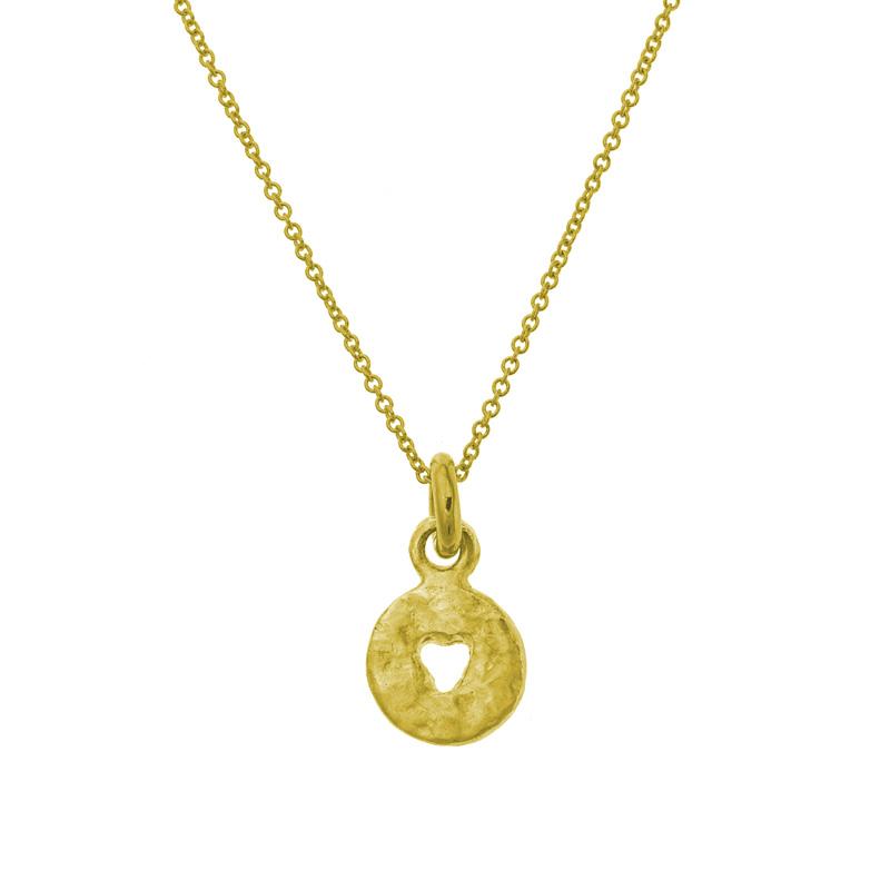 Gold Mini Money Charm Necklace-Brevard