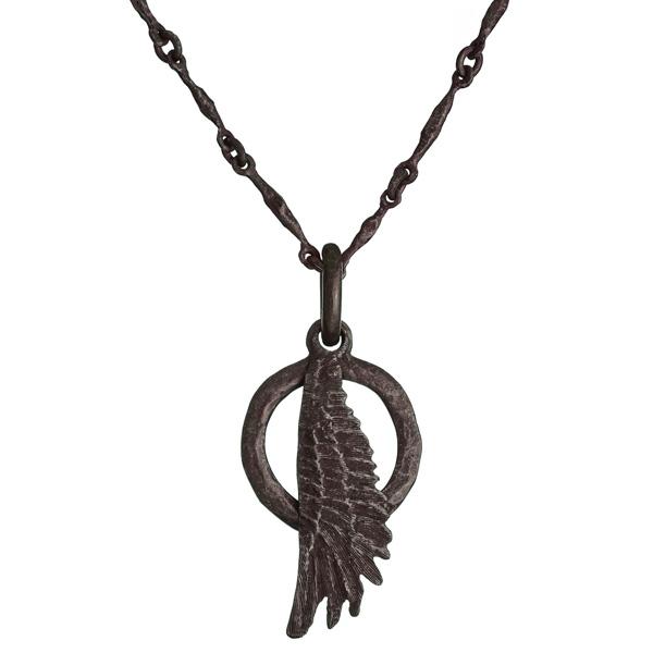 Oxidized Oglala Layered Pendant Necklace-Brevard