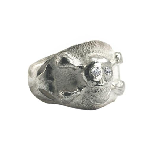Pirate Ring with Stones • Sterling Silver-Brevard