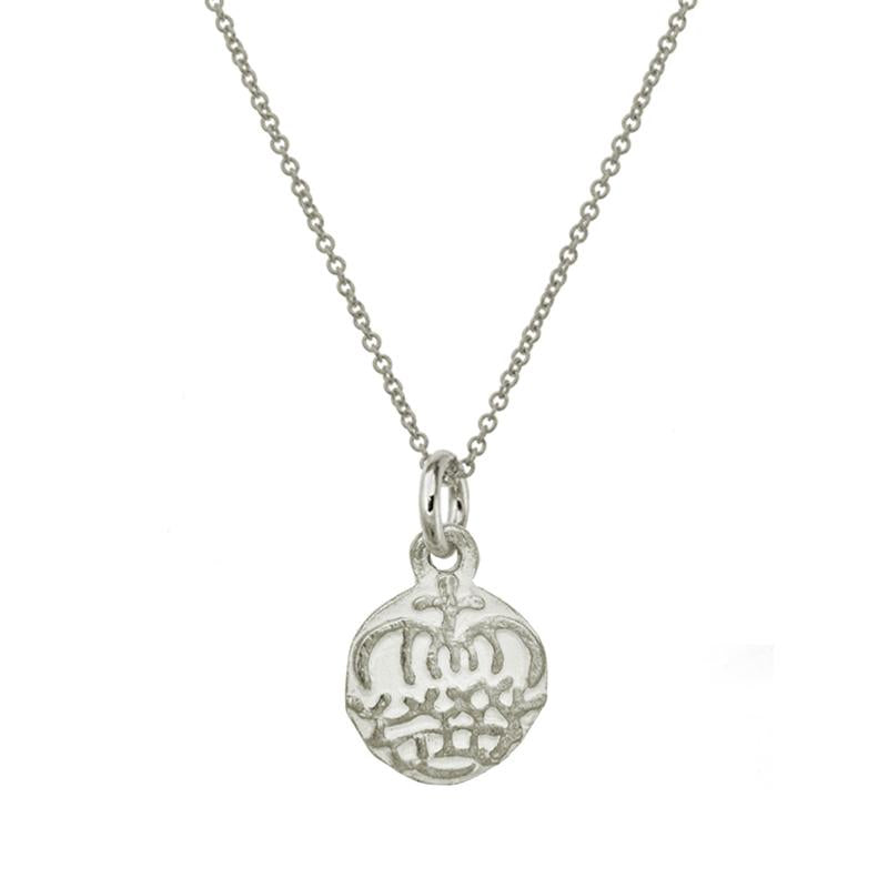 Reina Crown Charm Necklace-Brevard